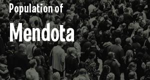 Population of Mendota, IL