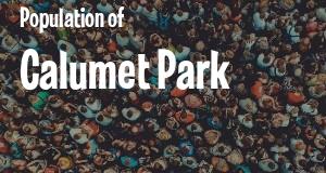 Population of Calumet Park, IL