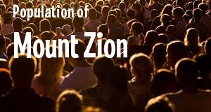 Population of Mount Zion, IL