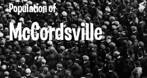 Population of McCordsville, IN