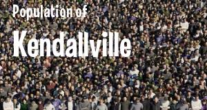 Population of Kendallville, IN