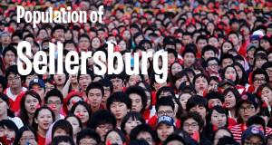 Population of Sellersburg, IN