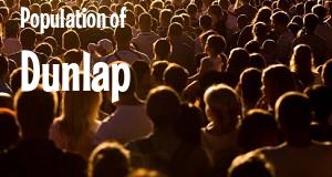 Population of Dunlap, IN