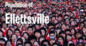 Population of Ellettsville, IN
