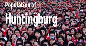 Population of Huntingburg, IN