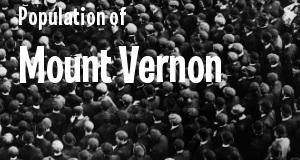 Population of Mount Vernon, IN