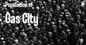 Population of Gas City, IN