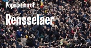 Population of Rensselaer, IN