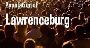 Population of Lawrenceburg, IN