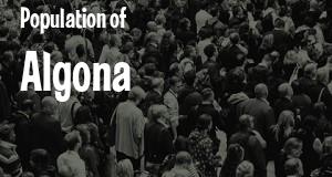 Population of Algona, IA