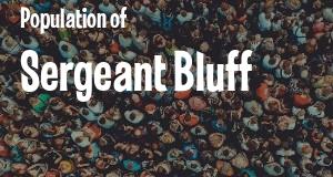 Population of Sergeant Bluff, IA