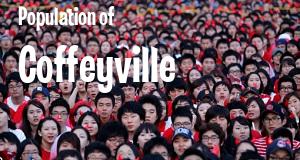 Population of Coffeyville, KS