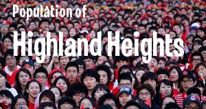 Population of Highland Heights, KY