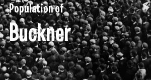 Population of Buckner, KY