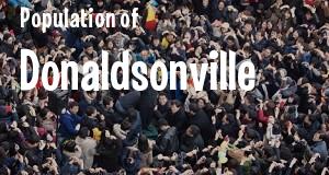 Population of Donaldsonville, LA