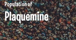 Population of Plaquemine, LA