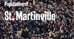 Population of St. Martinville, LA