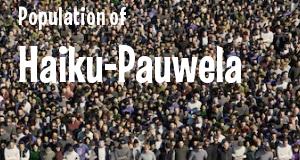 Population of Haiku-Pauwela, HI