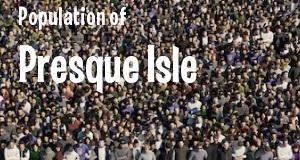 Population of Presque Isle, ME