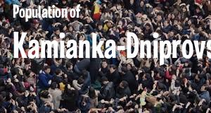 Population of Kamianka-Dniprovska