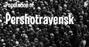 Population of Pershotravensk