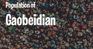 Population of Gaobeidian