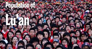 Population of Lu'an