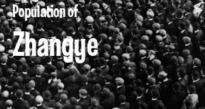 Population of Zhangye