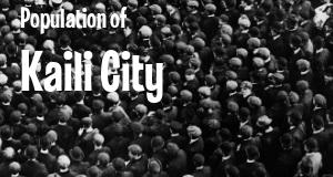 Population of Kaili City