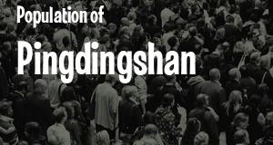 Population of Pingdingshan