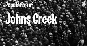 Population of Johns Creek, GA