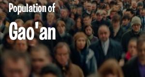 Population of Gao'an
