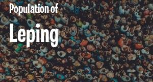 Population of Leping