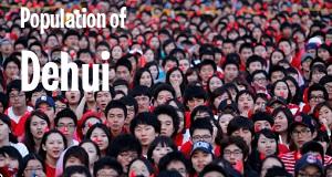 Population of Dehui
