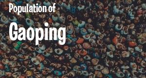 Population of Gaoping