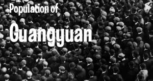 Population of Guangyuan