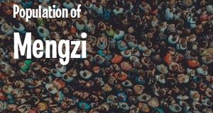 Population of Mengzi