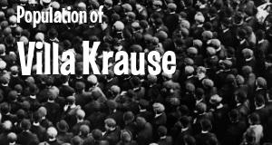 Population of Villa Krause