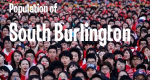 Population of South Burlington, VT