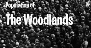 Population of The Woodlands, TX