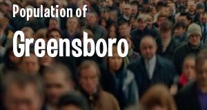 Population of Greensboro, NC