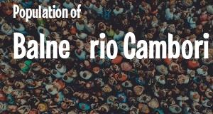 Population of Balneário Camboriú