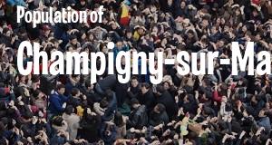 Population of Champigny-sur-Marne