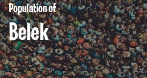 Population of Belek