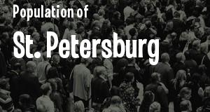 Population of St. Petersburg, FL