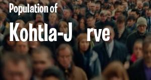 Population of Kohtla-Järve
