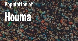 Population of Houma, LA