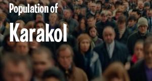 Population of Karakol