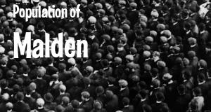 Population of Malden, MA