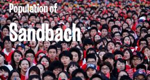 Population of Sandbach